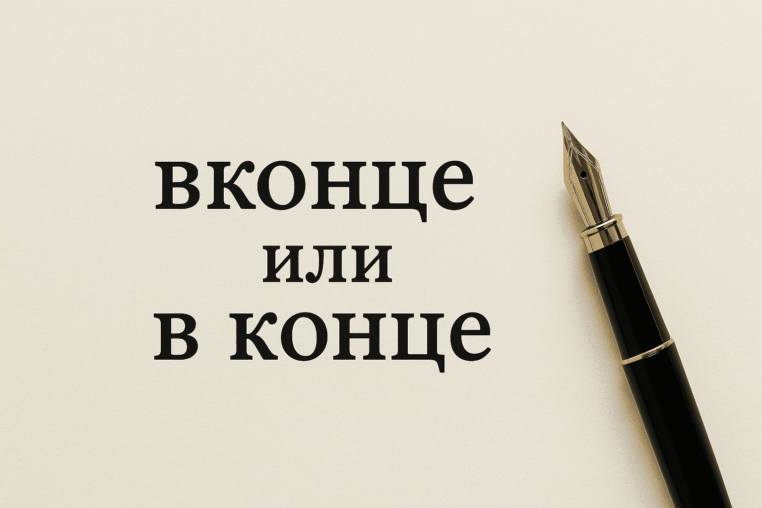 Как правильно писать: «вконце» или «в конце»? Разбираем грамматику, правила и распространённые ошибки в русском языке с практическими примерами.