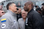 Александр Усик и Даниэль Дюбуа провели дуэль взглядов перед реваншем на Уэмбли, где 19 июля разыграют все титулы супертяжелого веса.