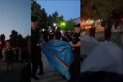 В Кишинёве полиция разогнала лагерь сторонников Илана Шора у вокзала: палатки демонтированы, участникам грозят штрафы и расследование за незаконный протест.