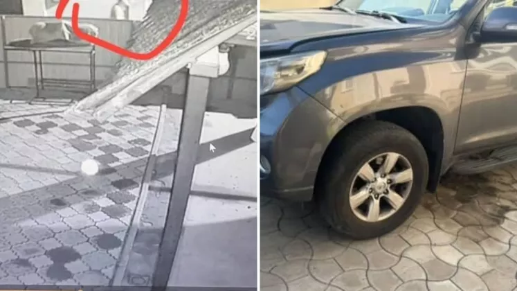 В Кишиневе неизвестные подожгли машину бутылкой с зажигательной смесью. Семья подозревает соседей в происшествии, полиция расследует дело