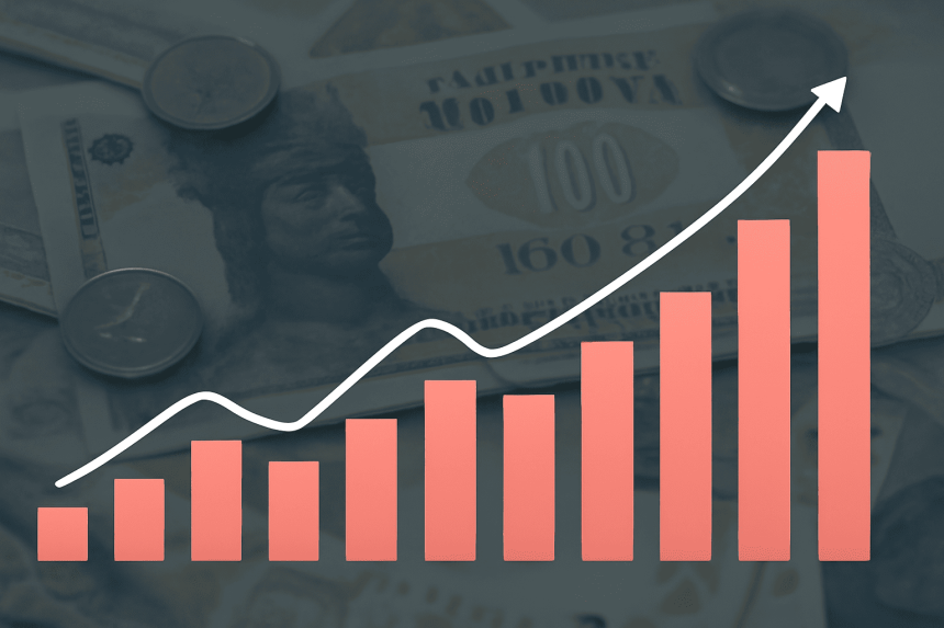 Инфляция в Молдове замедлилась до 7,9% в июле 2025 года, что является снижением по сравнению с предыдущим месяцем. Цены на продукты питания выросли на 10,2%.