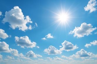 Прогноз погоды на 9 сентября 2025 года в Молдове: жара до 28°C в Кишинёве, солнце без осадков и слабый ветер по всей стране.