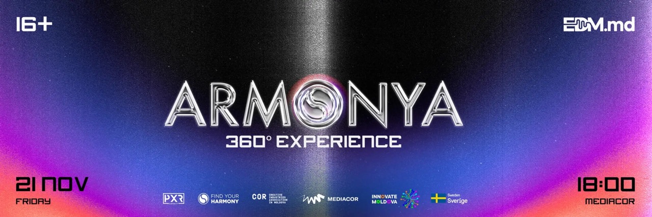 Фестиваль ARMONYA в Кишиневе — первое 360° шоу без алкоголя, с Andrew Rayel, световым шоу и погружением в мир электронной музыки.