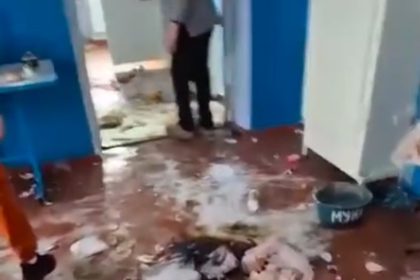 В Малаештах дети 8–10 лет устроили погром в школе: разбили посуду, сломали потолок, съели продукты. Школа просит помощи у местных жителей.