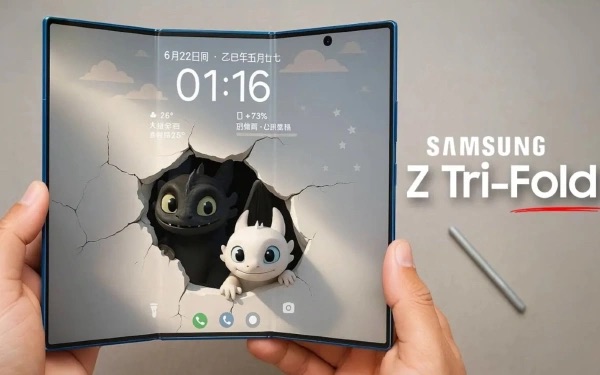 Galaxy TriFold — первый смартфон, складывающийся трижды. Экран 10", три батареи, мощная камера и охлаждение.
