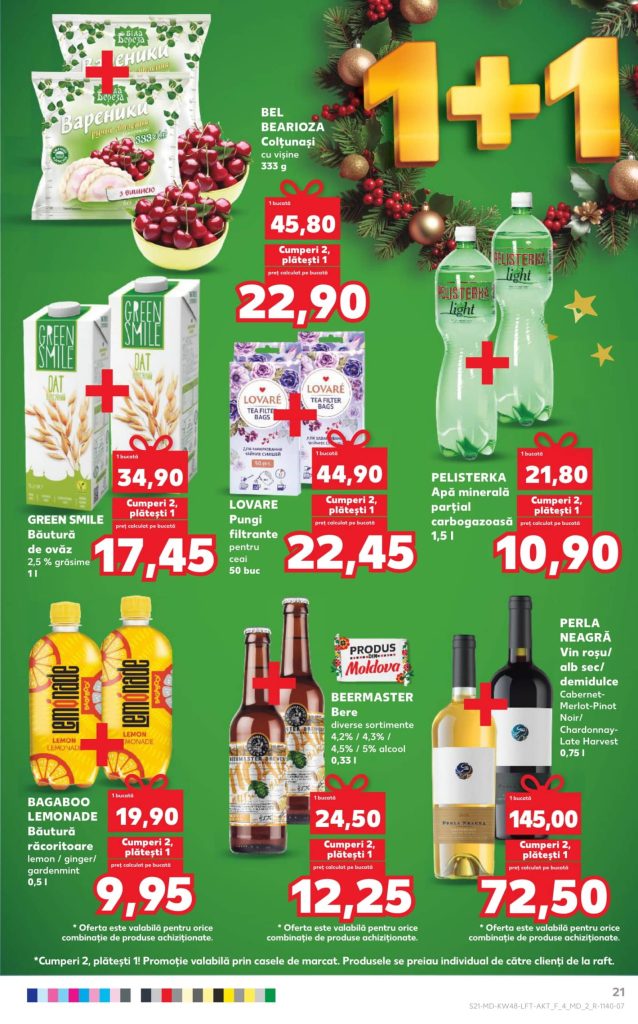 Скидки в Kaufland в Молдове с 27 ноября по 3 декабря 2025 по акции «Deschide ușa Crăciunului!»: что можно купить выгодно