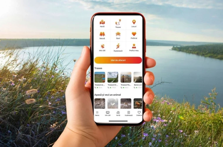 Приложение Eco App Moldova продвигает туризм в Молдове, поддерживая экологичные маршруты и межобщинное сотрудничество.
