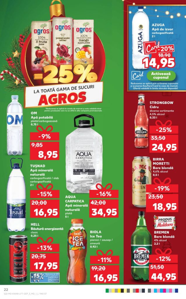 Скидки в Kaufland в Молдове с 27 ноября по 3 декабря 2025 по акции «Deschide ușa Crăciunului!»: что можно купить выгодно