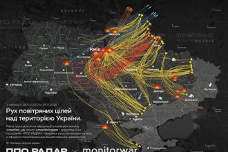 Украина зафиксировала дроны над Молдову в сторону Сорок. Воздушное пространство частично закрывали в целях безопасности.