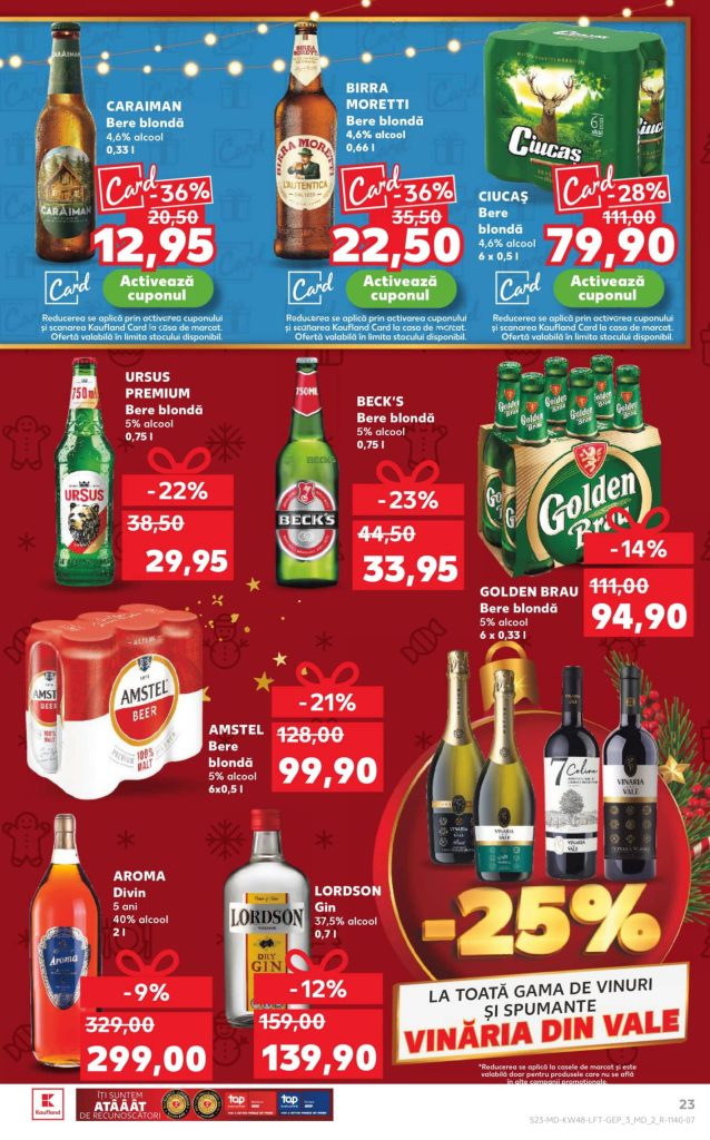 Скидки в Kaufland в Молдове с 27 ноября по 3 декабря 2025 по акции «Deschide ușa Crăciunului!»: что можно купить выгодно