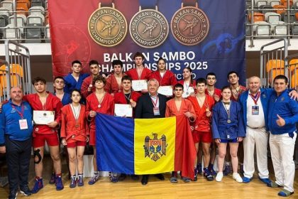Сборная Молдовы завоевала 14 медалей на Балканском чемпионате по самбо, заняв второе место в общем зачёте и показав свой лучший результат.