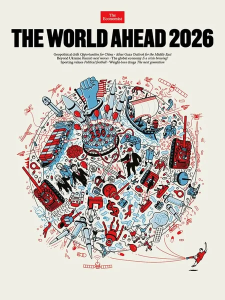 Что зашифровано в обложке The Economist 2026: прогноз на год