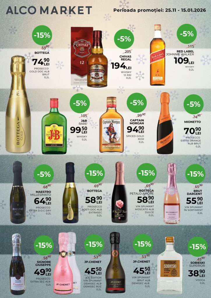 Black Friday и специальное новогоднее предложение в AlcoMarket: какой алкоголь можно купить со скидкой до 40%