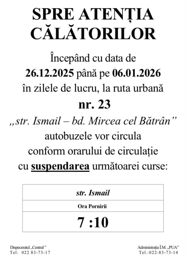 Как будут ходить автобусные маршруты № 8, 9, 11, 23 и 52 в столице с 26 декабря 2025 по 6 января 2026