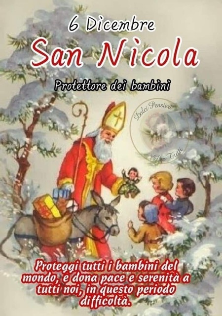 День Святого Николая 6 декабря 2025 года в Италии: традиции празднования, тексты поздравлений, СМС, открытки на итальянском языке с переводом