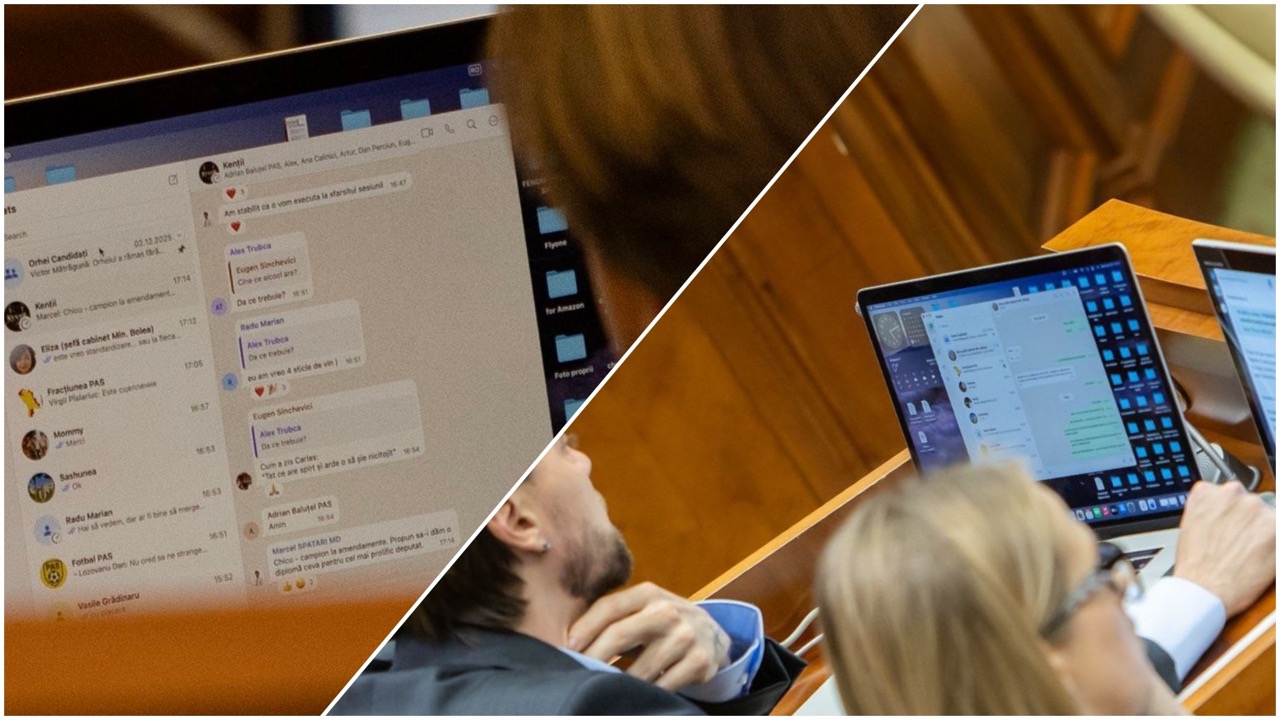 Скандал в молдавском парламенте: депутаты PAS обсуждали алкоголь и шутили в чате «Kenții» во время обсуждения антикоррупционного закона.