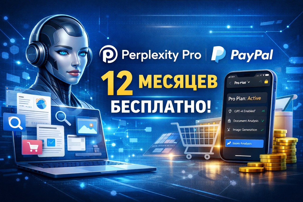 Как получить Perplexity Pro бесплатно на 2026 год в Молдове. Условия акции PayPal, пошаговая инструкция, возможности Pro.