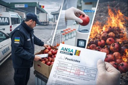 В Молдове уничтожили более двух тонн гранатов с превышением пестицидов. Что выявили инспекторы ANSA и почему фрукты не попали в продажу.