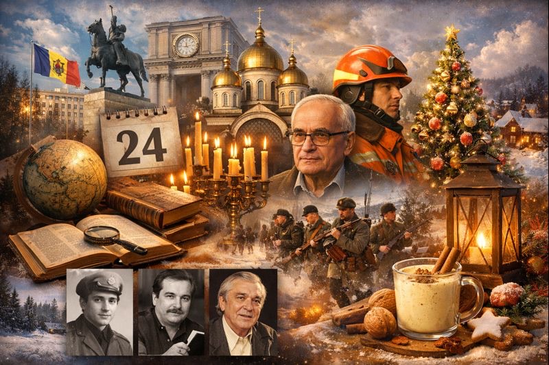 24 декабря 2025 в Молдове и мире: праздники, памятные даты, именины, приметы, запреты, исторические события и значение дня.