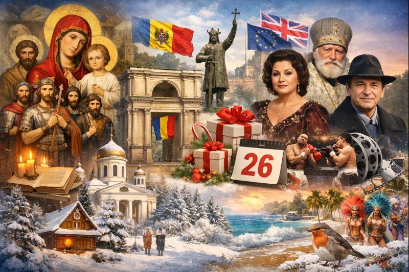 Что отмечают 26 декабря в Молдове и мире: церковные, международные и народные праздники, исторические события, имена, запреты.