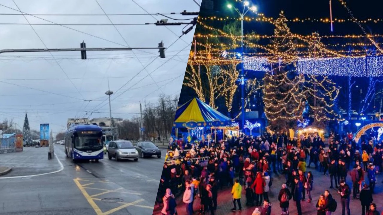 В Кишинёве изменятся маршруты общественного транспорта 24 и 25 декабря 2025 года — подробности по маршрутам троллейбусов и автобусов.
