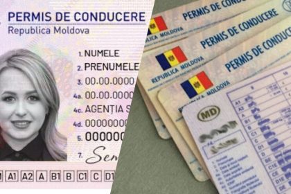 В Молдове вводятся водительские права нового образца с QR-кодом и медограничениями. Старые остаются действительными.