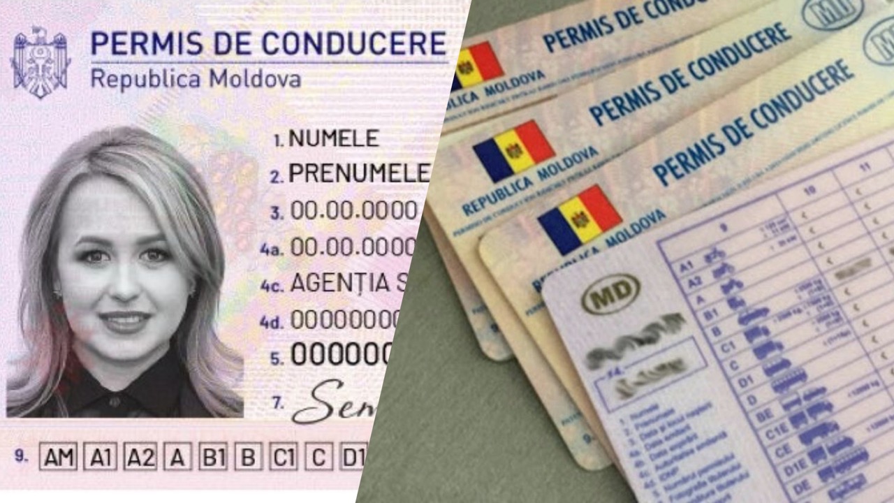 В Молдове вводятся водительские права нового образца с QR-кодом и медограничениями. Старые остаются действительными.
