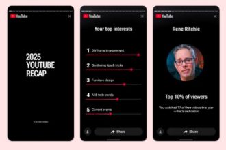 Итоги года на YouTube. Recap 2025 уже доступен. Узнай, что ты смотрел, слушал и кем был на платформе в этом году.