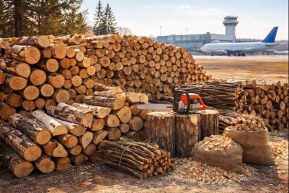 Аэропорт Кишинева продает 263 м³ дров: грецкий орех, липа, ель, береза. Подайте заявку и заберите древесину со склада по выгодным условиям.