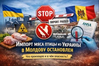 Импорт мяса птицы из Украины в Молдову временно остановлен из-за метронидазола. Что решил ANSA, чем опасно вещество и что делать.