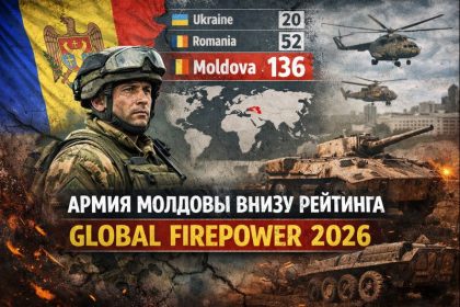Армия Молдовы в рейтинге Global Firepower 2026 заняла 136 место из 145. Численность, вооружение, бюджет и сравнение с Украиной и Румынией.