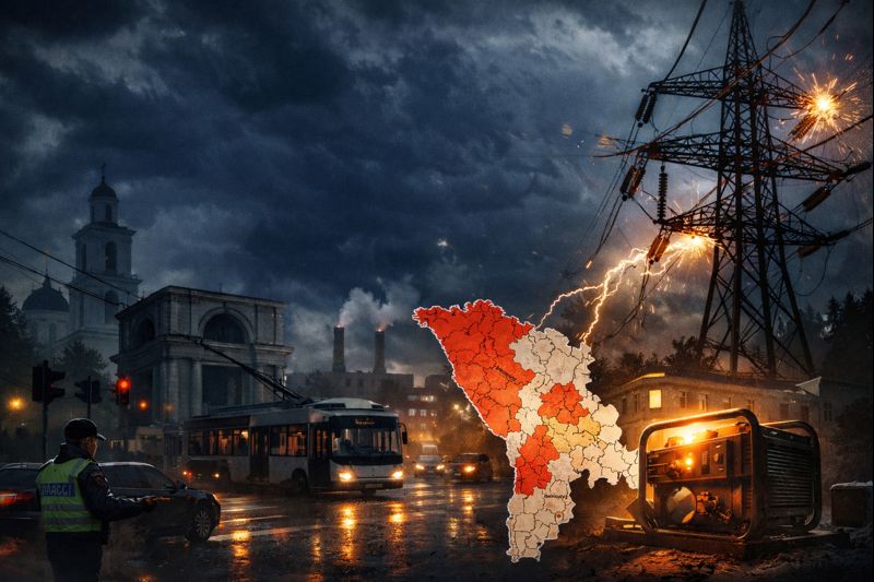 Блэкаут в Кишинёве и по всей Молдове 31 января 2026: что произошло и где уже восстановили свет