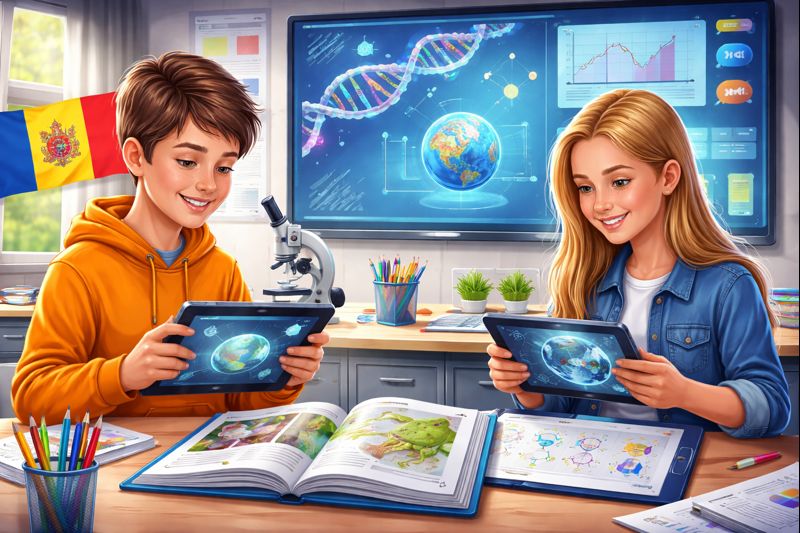 В школах Молдовы появятся цифровые учебники: что это и как изменится обучение