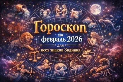 Гороскоп на февраль 2026 года для всех знаков зодиака: работа, финансы, отношения и общее настроение месяца. Подробный и понятный прогноз.