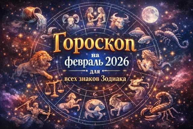 Гороскоп на февраль 2026 года для всех знаков зодиака: работа, финансы, отношения и общее настроение месяца. Подробный и понятный прогноз.