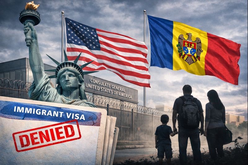 США приостанавливают выдачу иммиграционных виз для Молдовы с 21 января 2026. Туристические и учебные визы не затронуты, поясняет МИД.