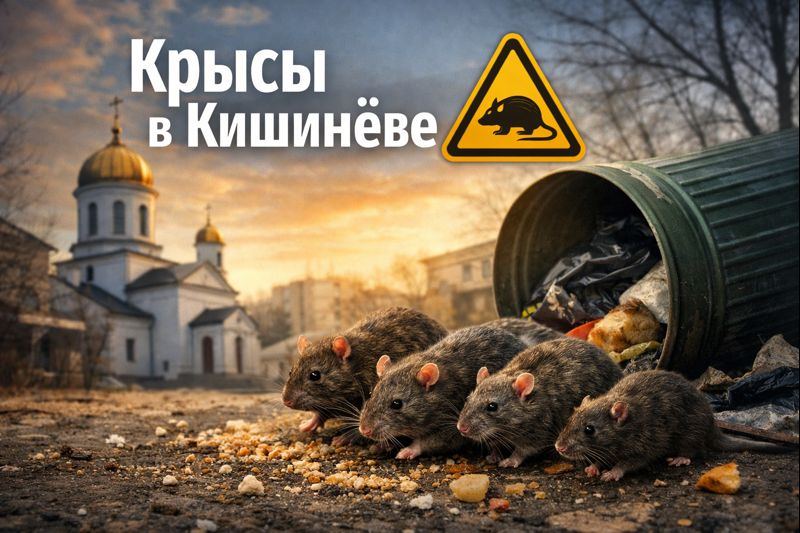 Крысы в Кишинёве: почему появились в центре, чем опасны для здоровья, какие болезни переносят и как бороться гуманно без жестоких методов.