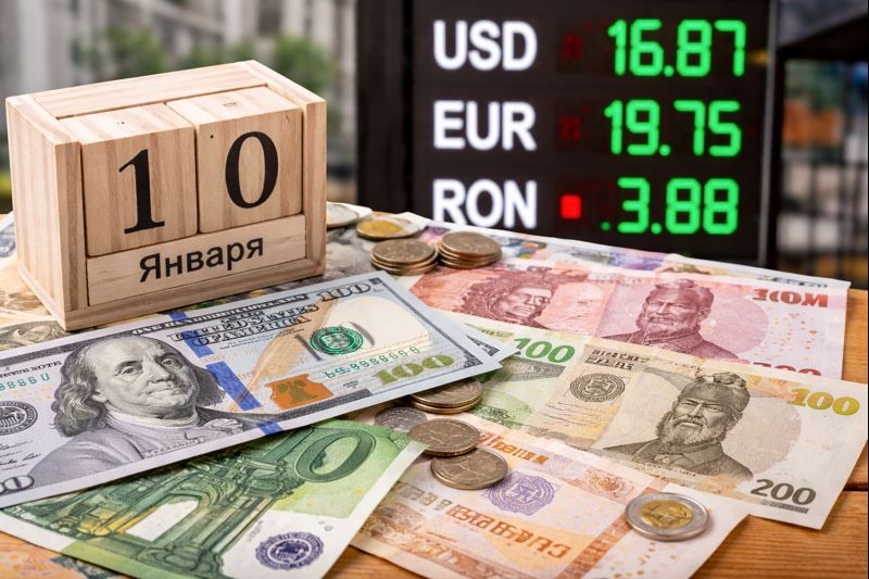 Актуальный курс валют в Молдове на 10 января 2026 года: доллар, евро, гривна, рубль, RON. Сравнение банков и обменников.
