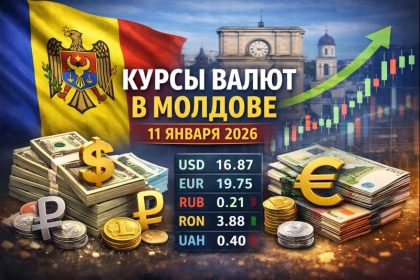 Курс валют в Молдове на 11 января 2026 года. Актуальные данные BNM и сравнение курсов в банках — доллар, евро, рубль, гривна и румынский лей.