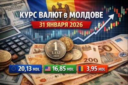 Курс валют в Молдове на сегодня 31 января 2026: официальный курс BNM EUR, USD, RON, UAH и наличный курс банков. Таблица и советы обмена.
