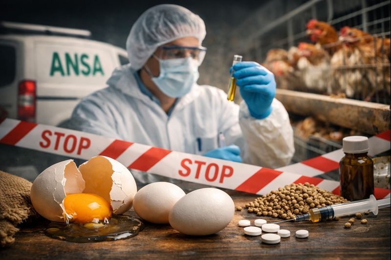 В Молдове в куриных яйцах обнаружен метронидазол. ANSA начала масштабные проверки, изъяты десятки тысяч яиц и уничтожено 110 тыс. птиц.