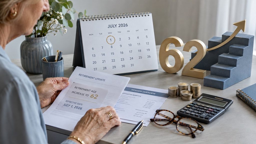 Пенсионный возраст для женщины повышается до 62 лет с 1 июля 2026 года: новые правила