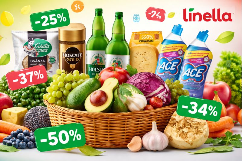 Скидки в Linella с 22 по 28 января 2026 года: список товаров, цены, проценты скидок, фрукты, мясо, напитки и советы, как сэкономить максимум.