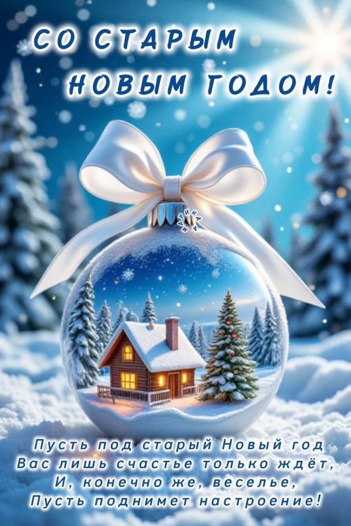 Со Старым Новым годом 2026: картинки, пожелания в прозе и стихах на русском и молдавском, SMS