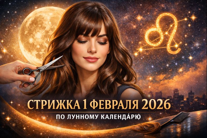 Стрижка 1 февраля 2026 по лунному календарю: полнолуние во Льве, лучшее время, какие стрижки выбрать, уход и окрашивание, таблица решений.