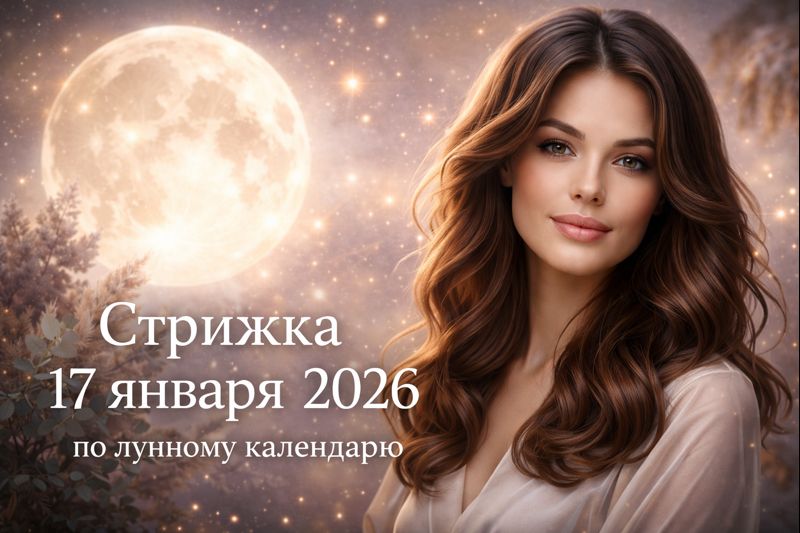 Стрижка 17 января 2026 по лунному календарю: что можно и нельзя, подходящие формы и цвета, денежная энергетика, уход, медитации и аффирмации.