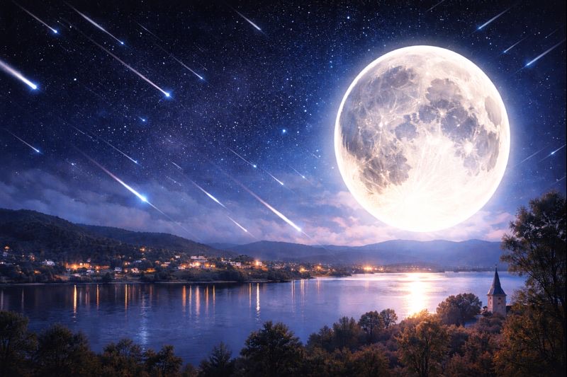 Первое суперлуние 2026 года и метеоры Квадрантиды: когда и где наблюдать в Молдове 3–4 января необычное космическое шоу.