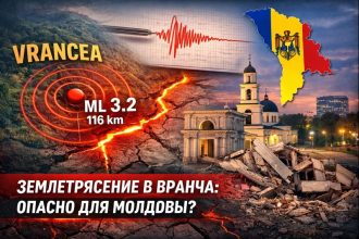 Землетрясение 3,2 в зоне Вранча 30 января 2026: время, глубина, второй толчок и что делать жителям Молдовы, где проверять данные.