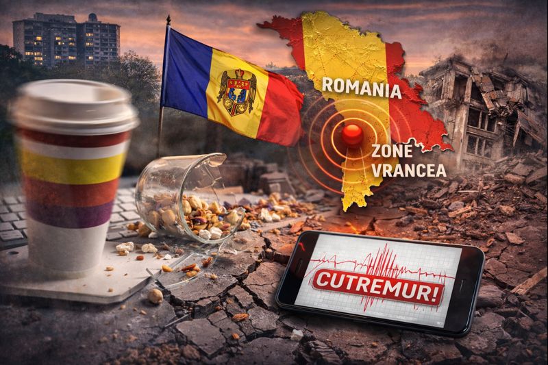 Произошло землетрясение магнитудой 3,2 в зоне Вранча 30 января 2026: что важно знать жителям Молдовы
