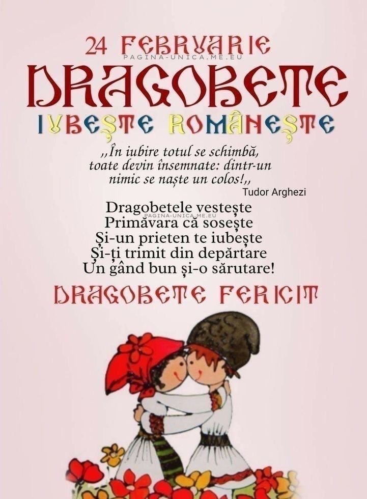 Что означает Dragobete 24 февраля в Румынии и как поздравить на румынском: тексты поздравлений, СМС, стихи, красивые открытки